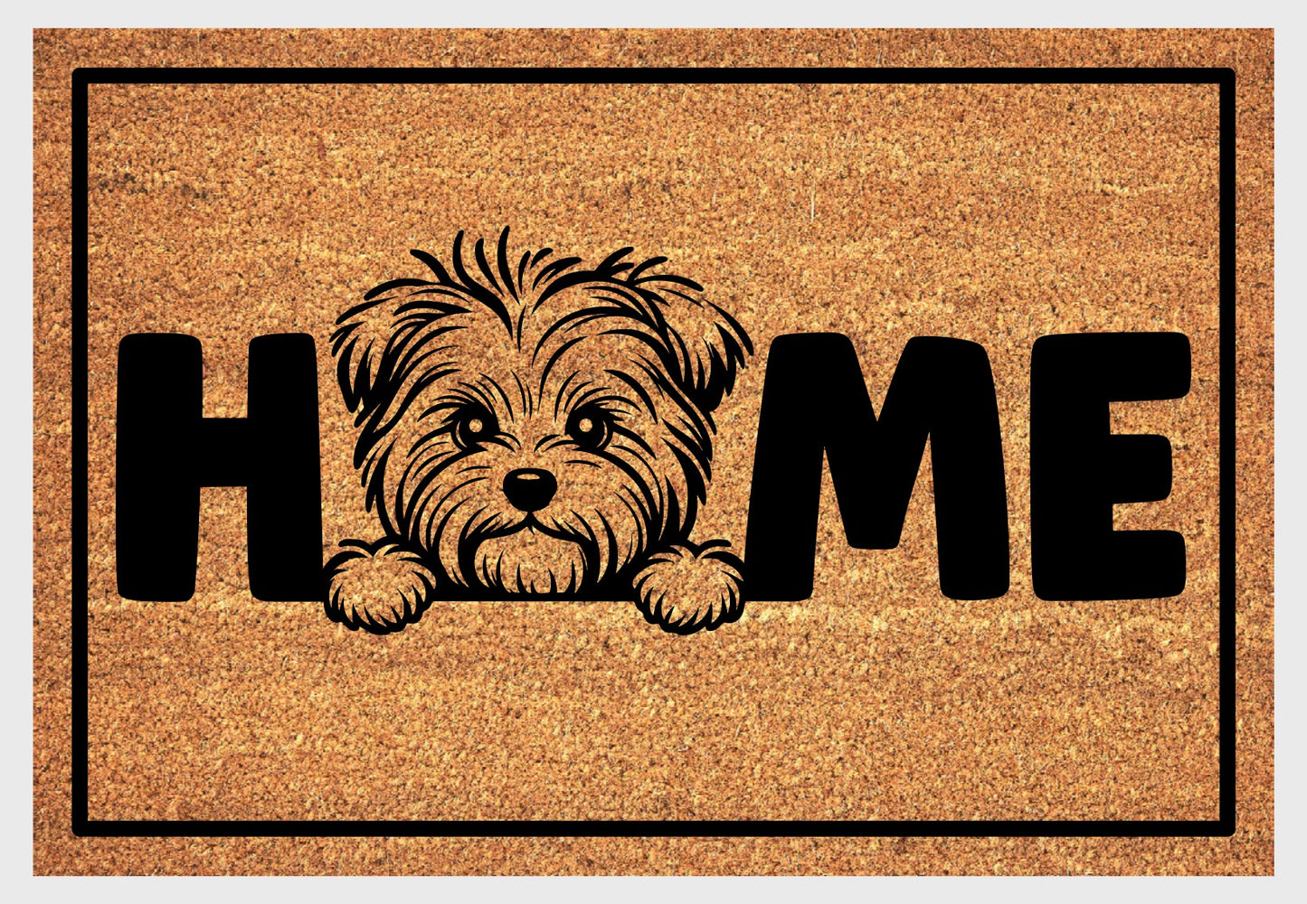 Biewer Terrier Doormat #3 - Biewer Terrier Welcome Mat - 3 Sizes Available