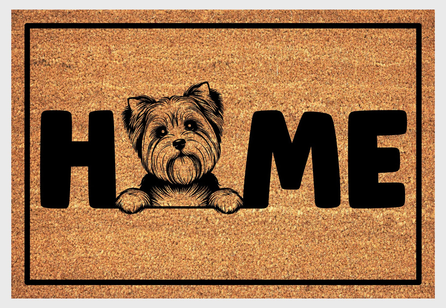 Biewer Terrier Doormat #5 - Biewer Terrier Welcome Mat - 3 Sizes Available