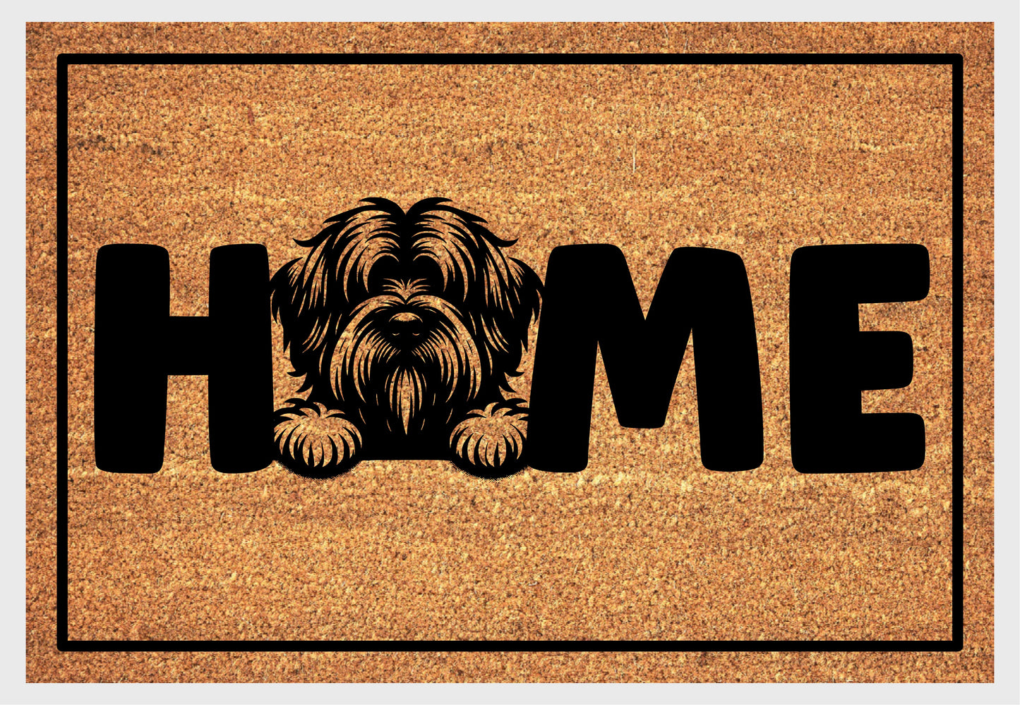 Briard Doormat #1 - Briard Welcome Mat - 3 Sizes Available