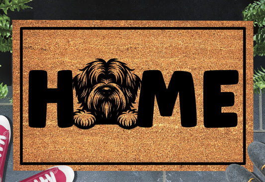 Briard Doormat #1 - Briard Welcome Mat - 3 Sizes Available