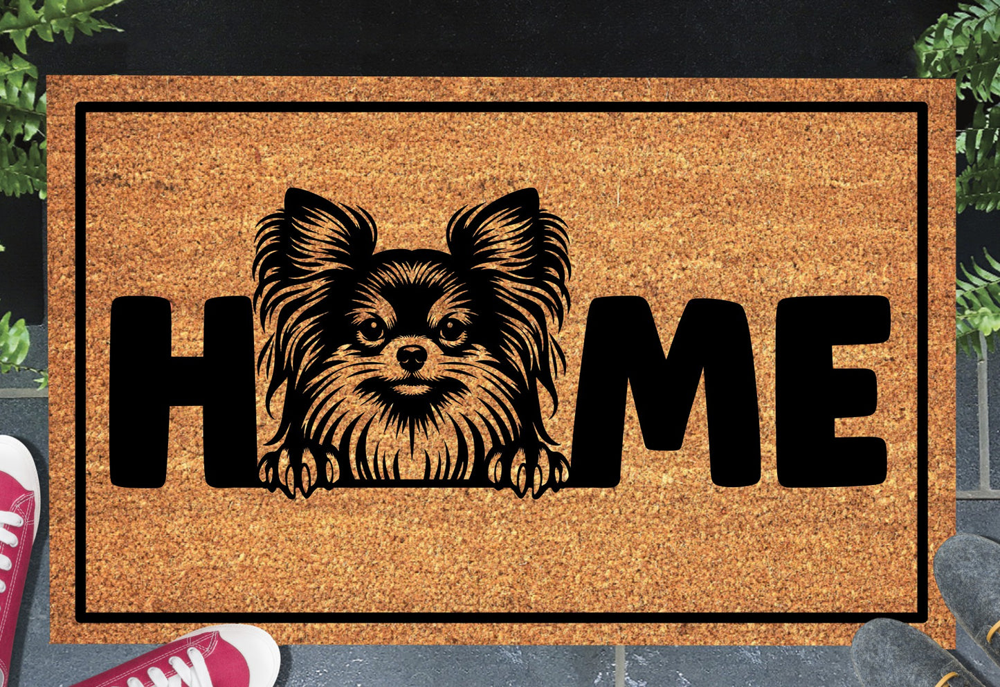 Chihuahua Doormat #3 - Chihuahua Welcome Mat - 3 Sizes Available