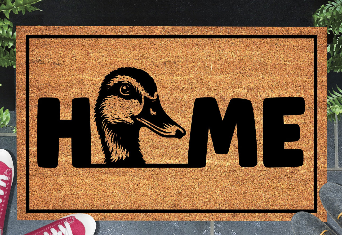 Duck Doormat #1 -  Duck Welcome Mat - 3 Sizes Available