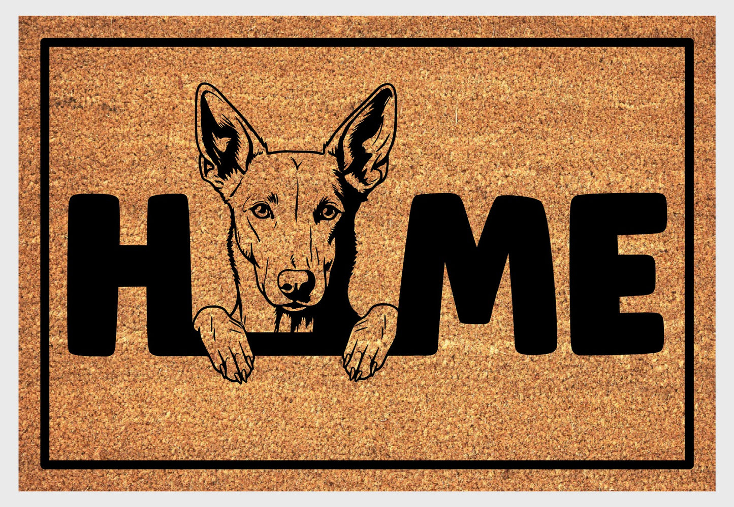 Podenco Doormat #4 - Podenco Welcome Mat - 3 Sizes Available