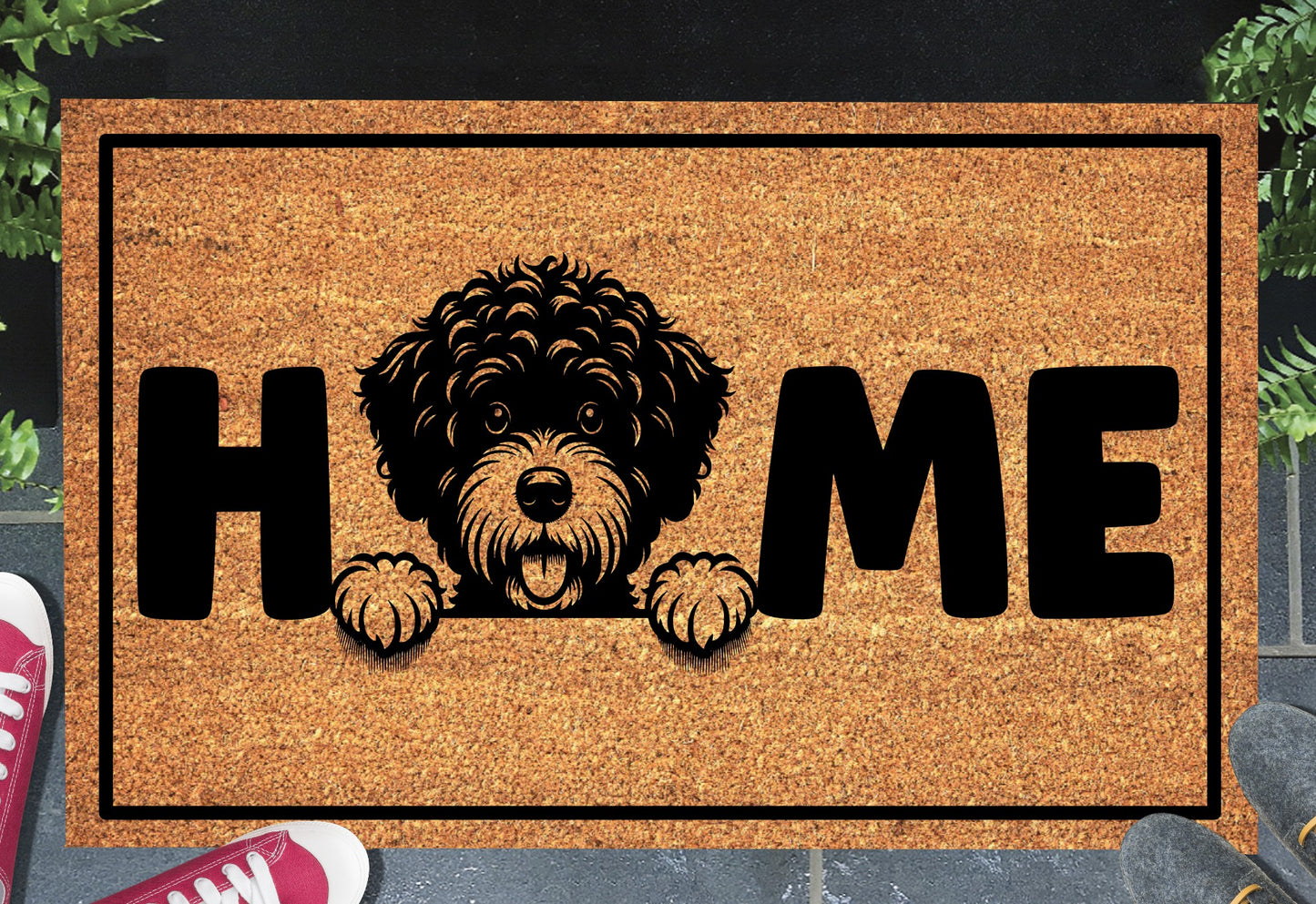 Portuguese Water Dog Doormat #1 - Portuguese Water Dog Welcome Mat - 3 Sizes Available