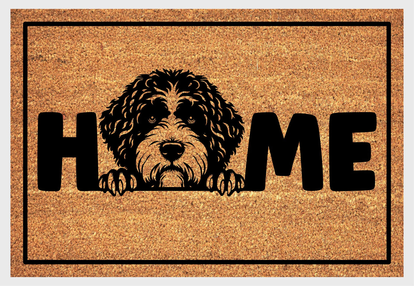 Portuguese Water Dog Doormat #2 - Portuguese Water Dog Welcome Mat - 3 Sizes Available