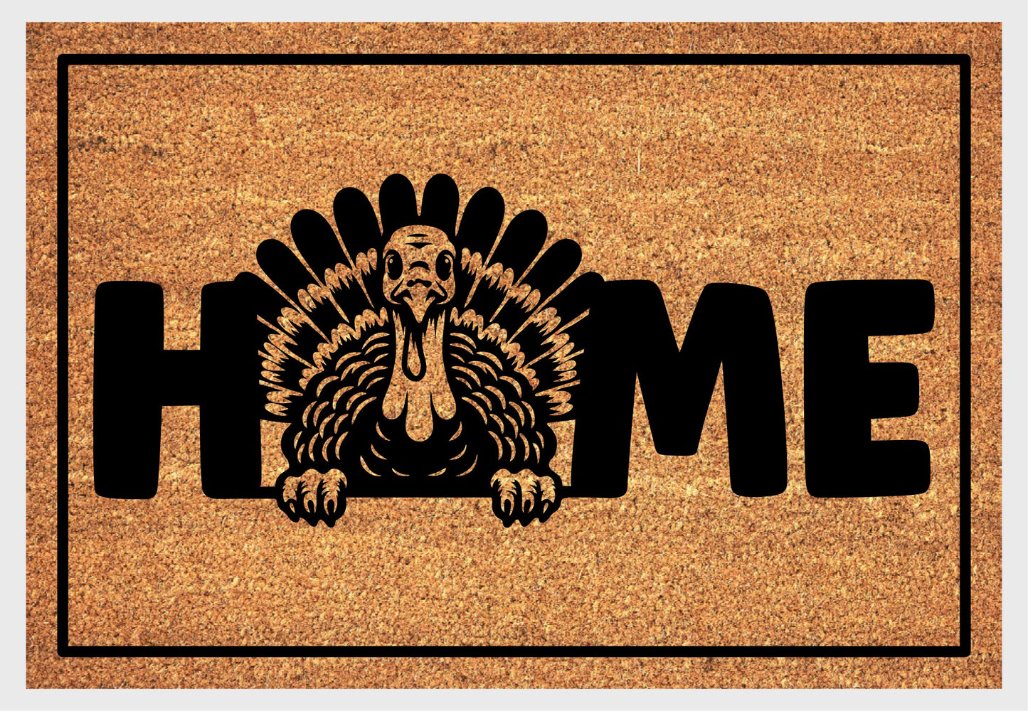 Turkey Doormat #1 - Turkey Welcome Mat - 3 Sizes Available