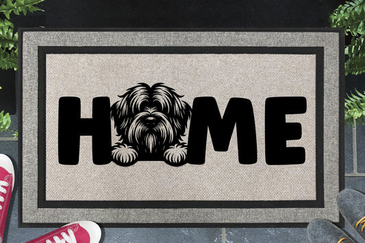 Briard Doormat #1 - All Weather - Briard Welcome Mat