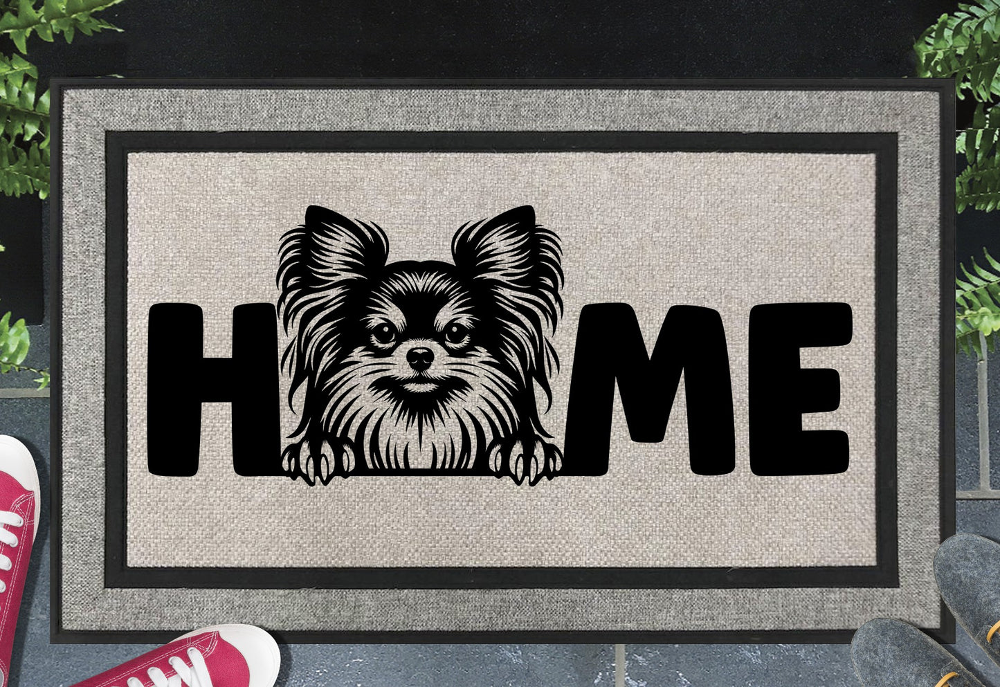 Chihuahua Doormat #3 - All Weather - Chihuahua Welcome Mat
