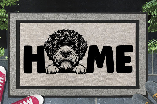 Portuguese Water Dog Doormat #3 - All Weather - Portuguese Water Dog Welcome Mat