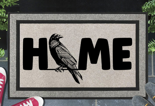 Raven Doormat #2 - All Weather - Raven Welcome Mat