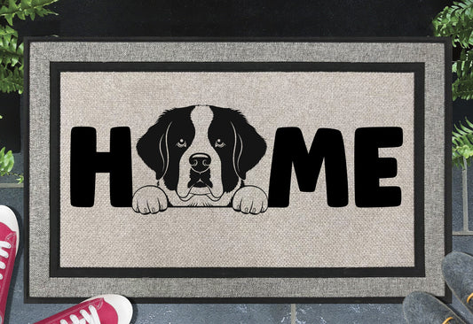 Saint Bernard Doormat #2 - All Weather - Saint Bernard Welcome Mat