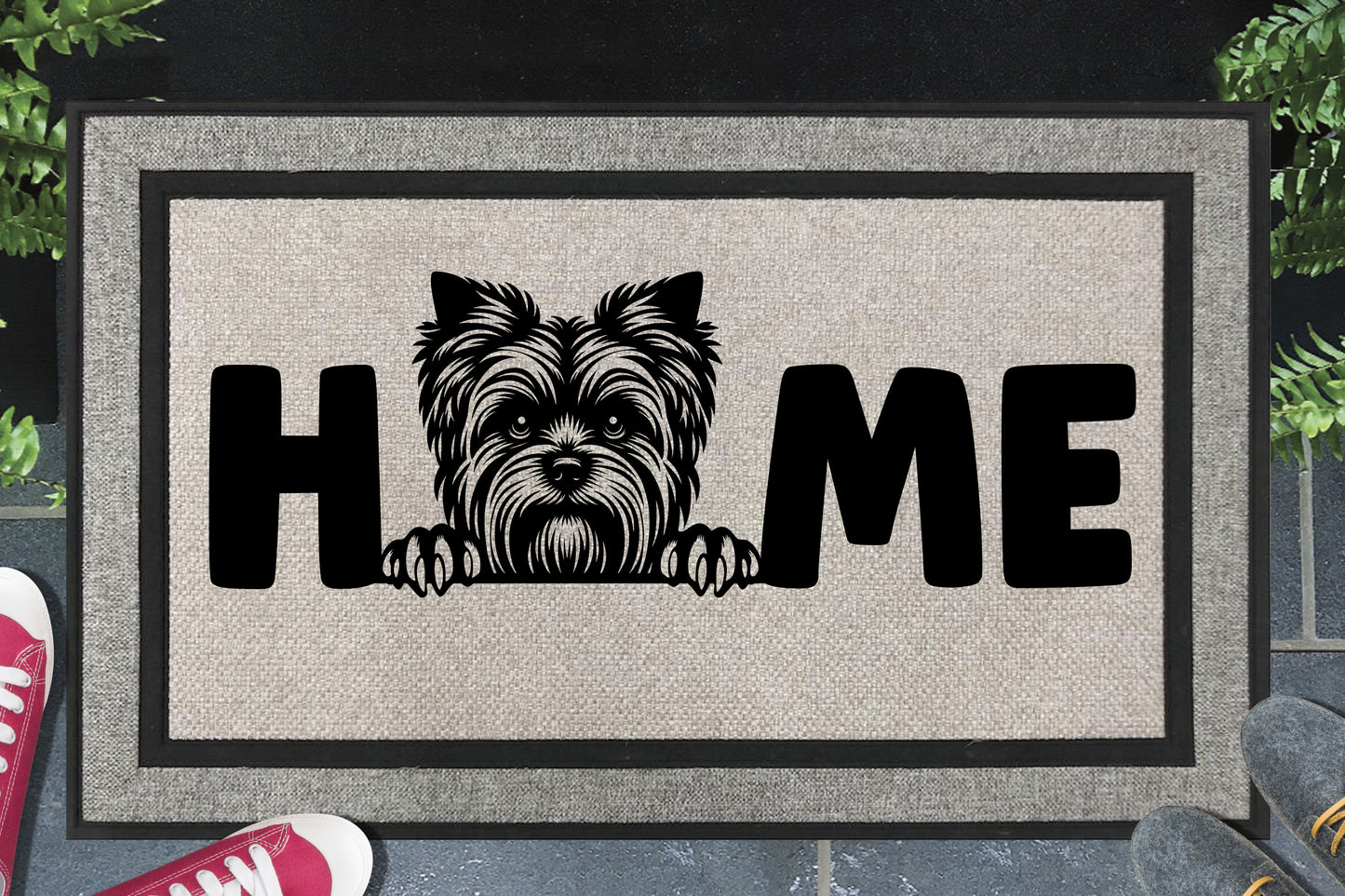 Yorkshire Terrier Doormat #2 - All Weather - Yorkshire Terrier Welcome Mat
