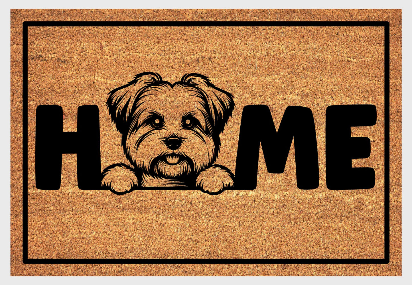 Biewer Terrier Doormat #2 - Biewer Terrier Welcome Mat - 3 Sizes Available