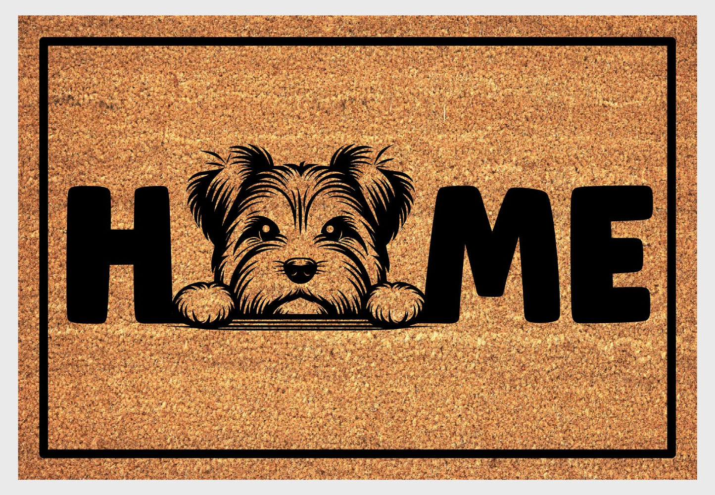 Biewer Terrier Doormat #4 - Biewer Terrier Welcome Mat - 3 Sizes Available