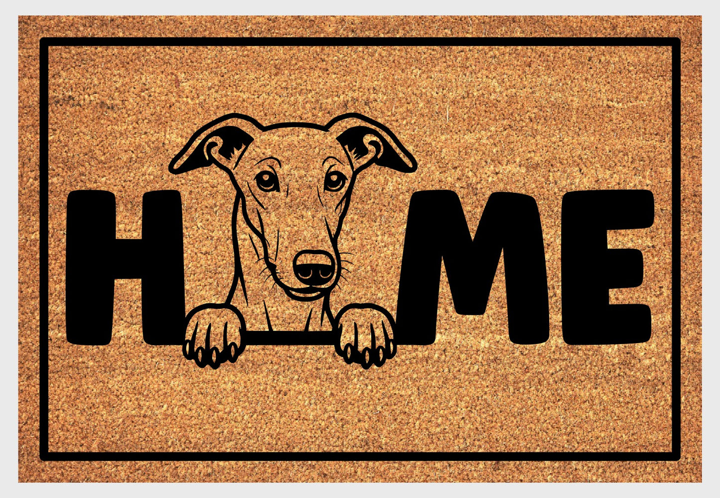 Galgo Doormat #3 - Galgo Welcome Mat - 3 Sizes Available