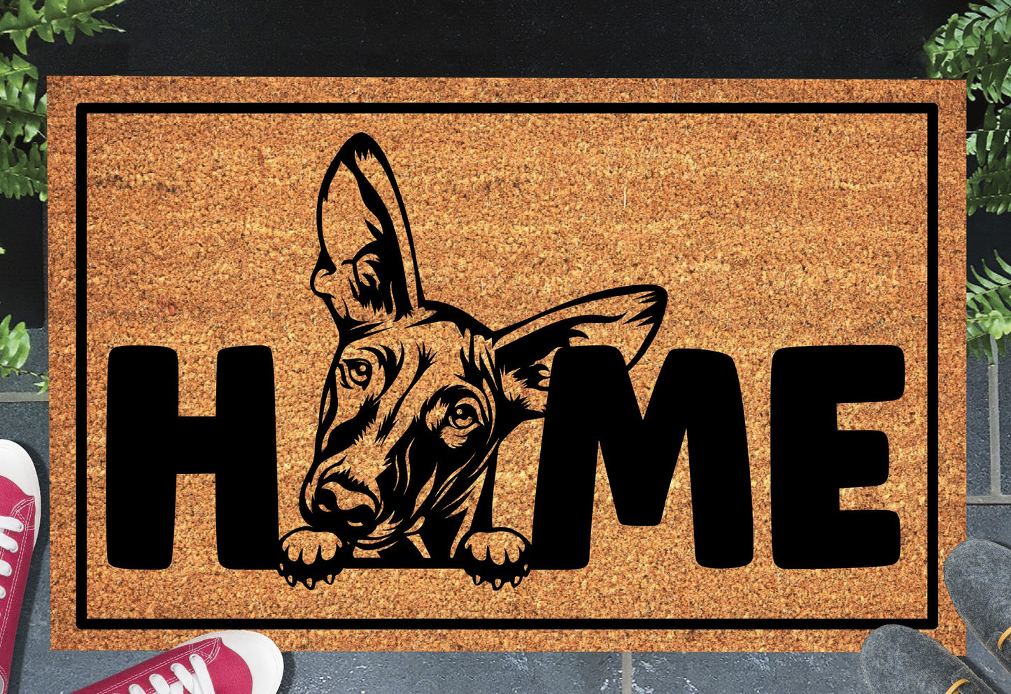 Podenco Doormat #1 - Podenco Welcome Mat - 3 Sizes Available