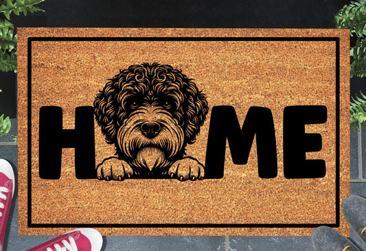Portuguese Water Dog Doormat #3 - Portuguese Water Dog Welcome Mat - 3 Sizes Available