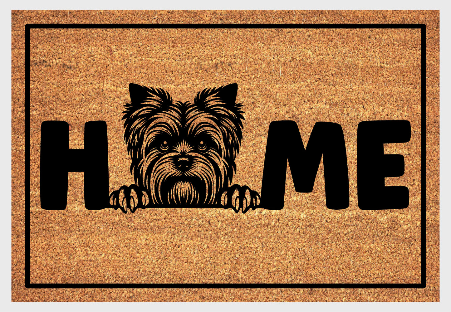 Yorkshire Terrier Doormat #2 - Yorkshire Terrier Welcome Mat - 3 Sizes Available