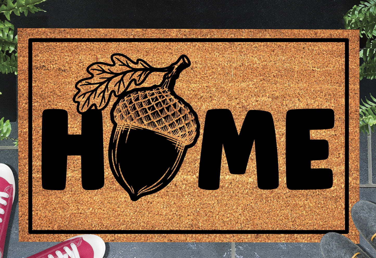 Acorn Doormat #1 | Oak Tree Welcome Mat