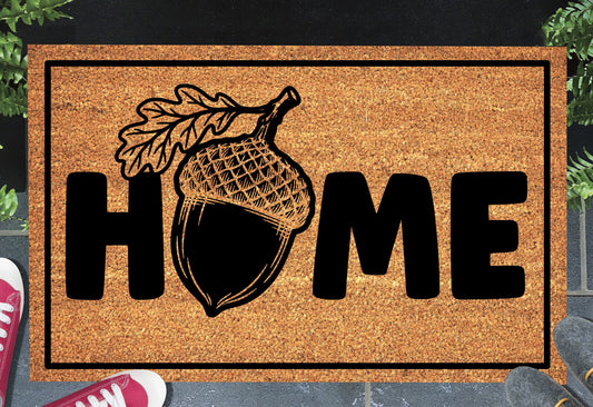 Acorn Doormat #1 | Oak Tree Welcome Mat