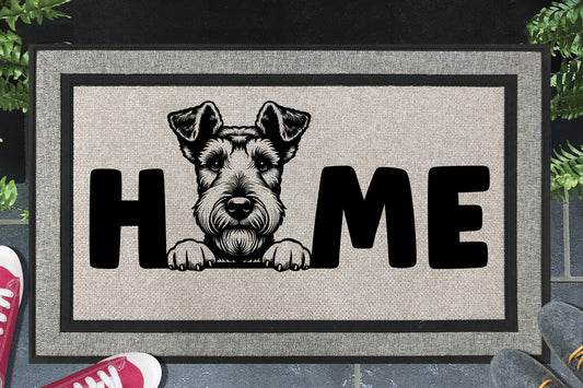 Airedale Terrier doormat #1 with dog breed design