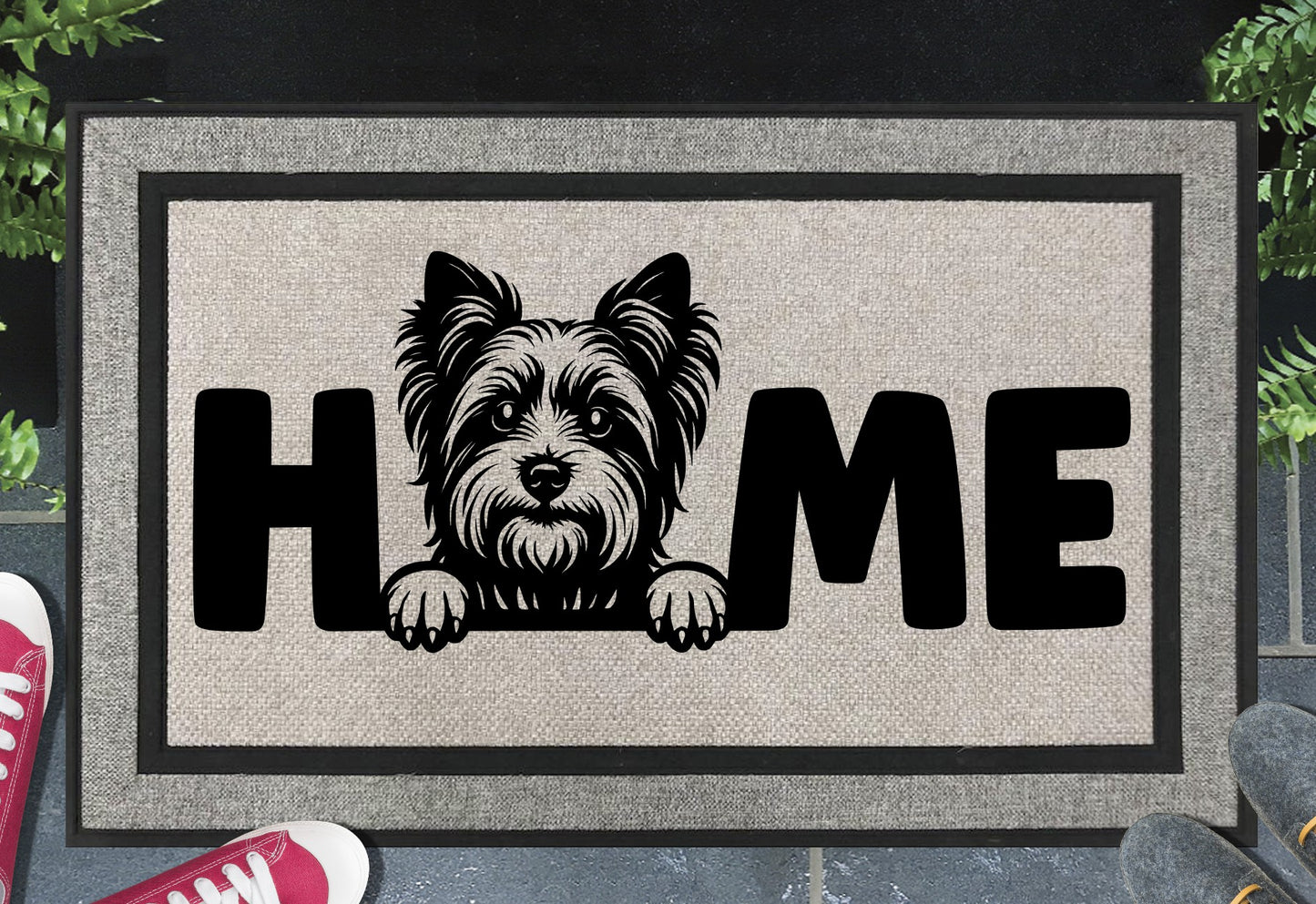 Biewer Terrier Doormat #1 - All Weather - Biewer Terrier Welcome Mat