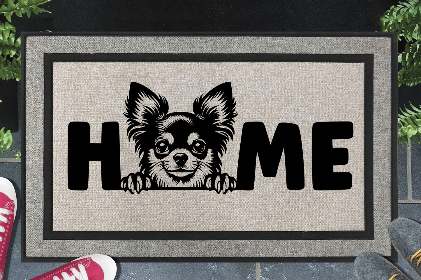 Chihuahua Doormat #1 - All Weather - Chihuahua Welcome Mat