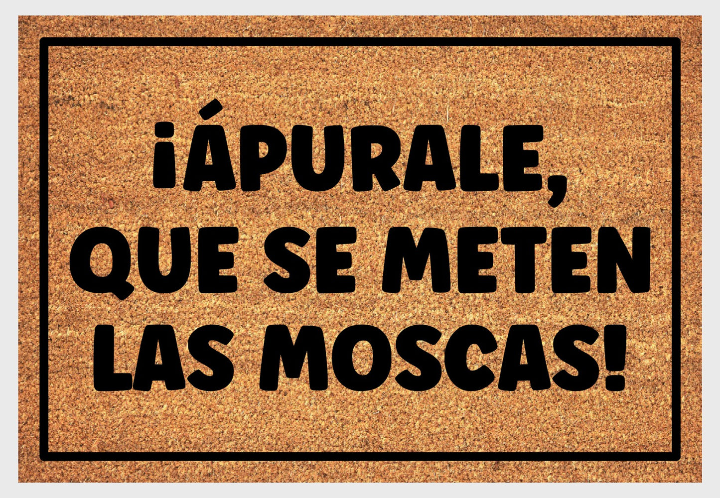 Apurale Que Se Meten Las Moscas doormat close-up