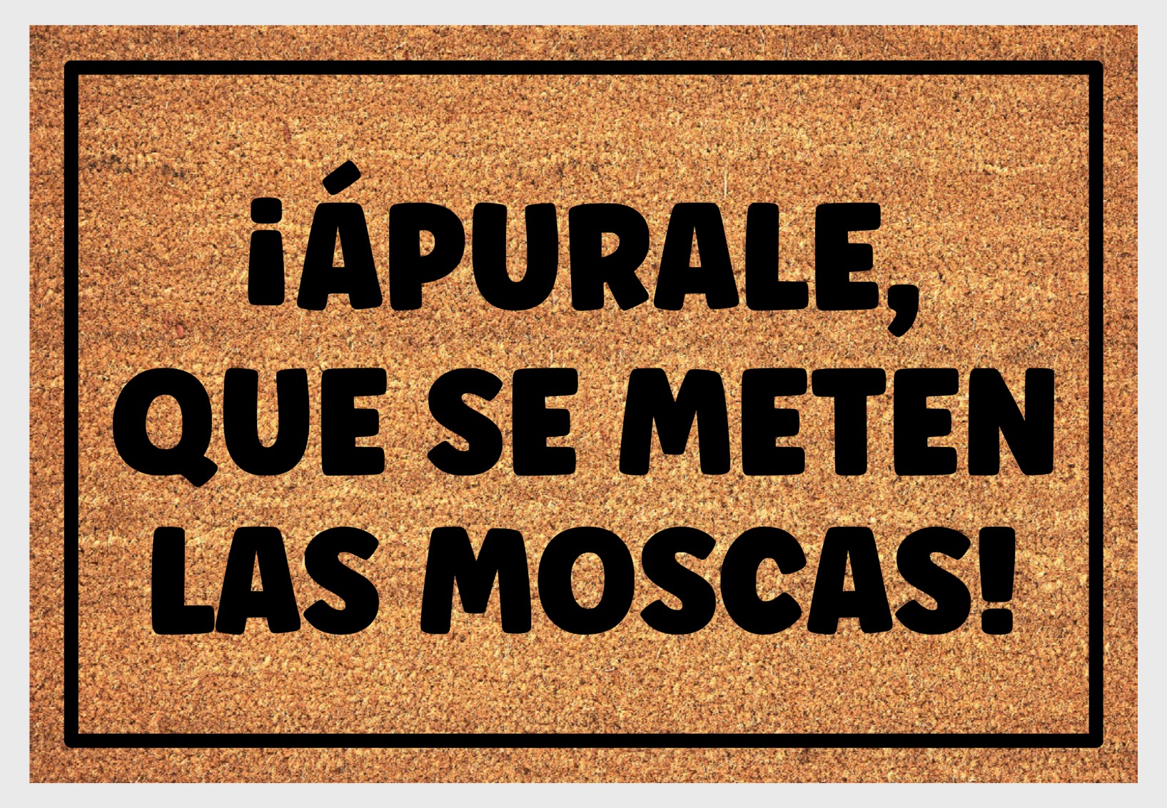 Apurale Que Se Meten Las Moscas doormat close-up