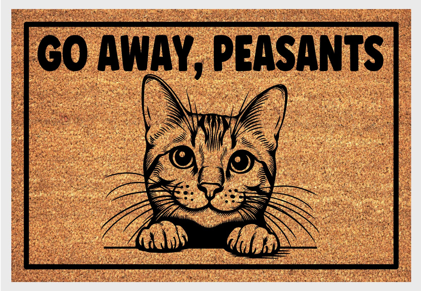 Bengal Cat Doormat  - coir fiber mat