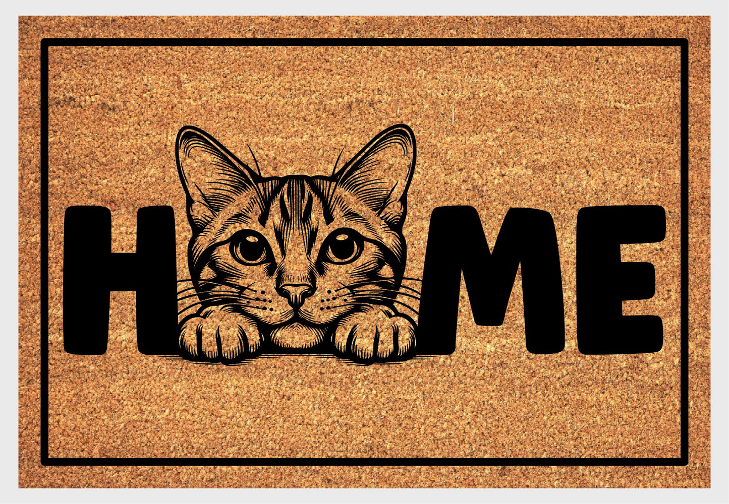 Bengal Cat Doormat #2 | Little Leopard Welcome Mat
