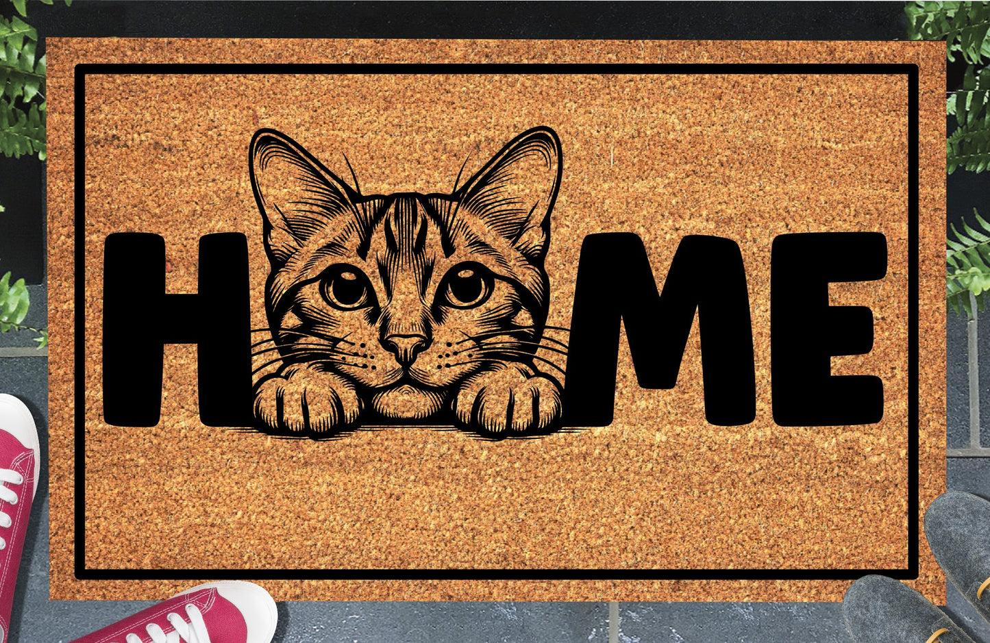 Bengal Cat Doormat #2 | Little Leopard Welcome Mat
