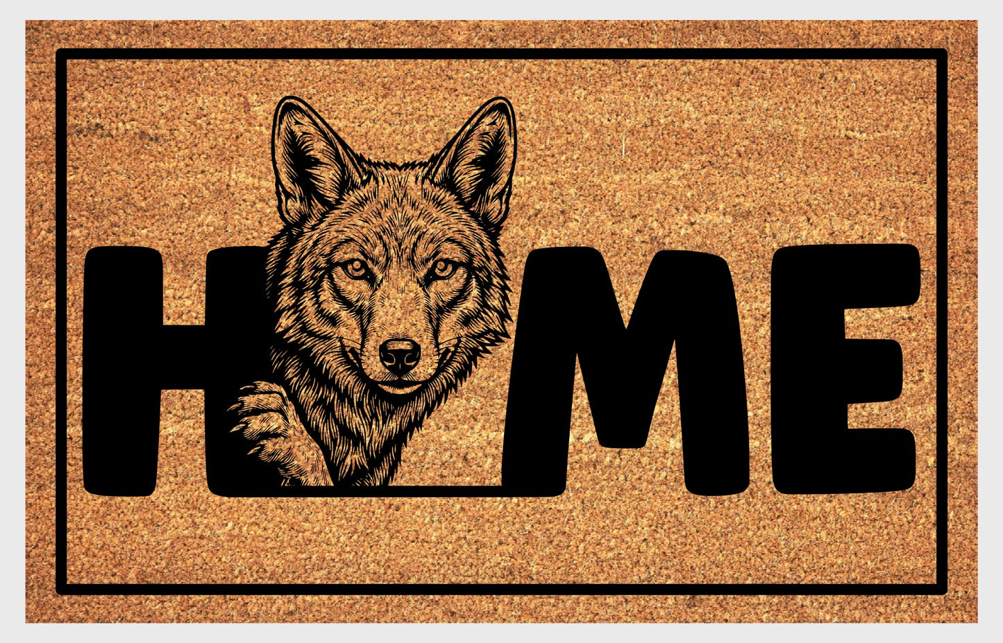 Coyote Doormat #4 | Coyote Welcome Mat