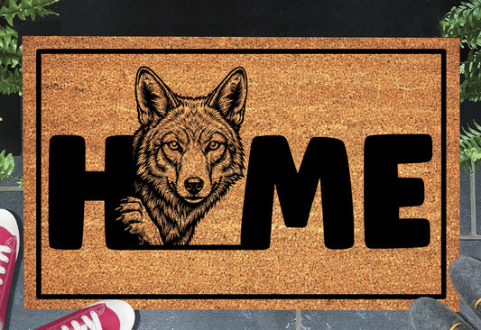 Coyote Doormat #4 | Coyote Welcome Mat