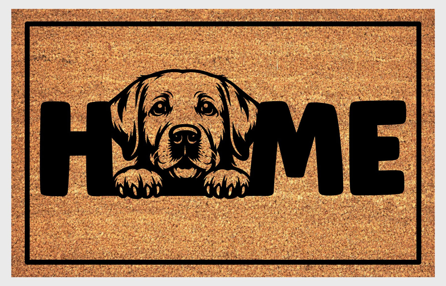 Labrador Retriever doormat #2 close-up