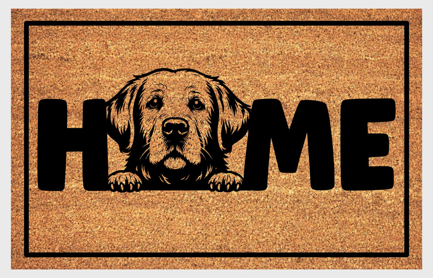 Labrador retriever doormat #3 close-up