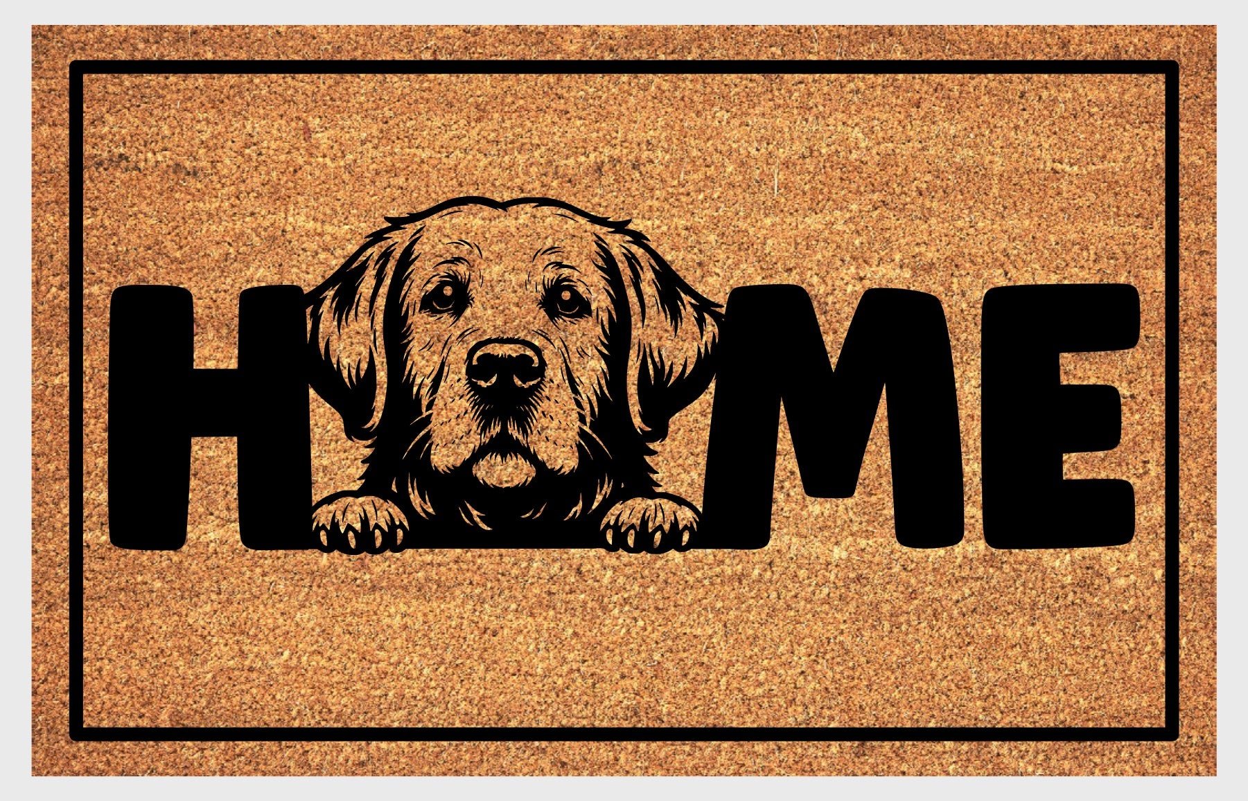 Labrador retriever doormat #3 close-up