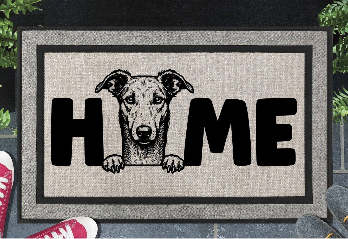 Lurcher all-weather doormat