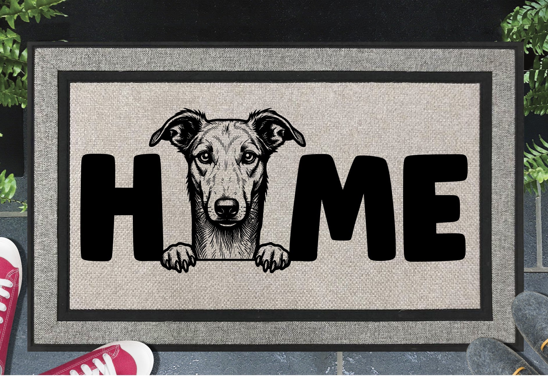 Lurcher all-weather doormat