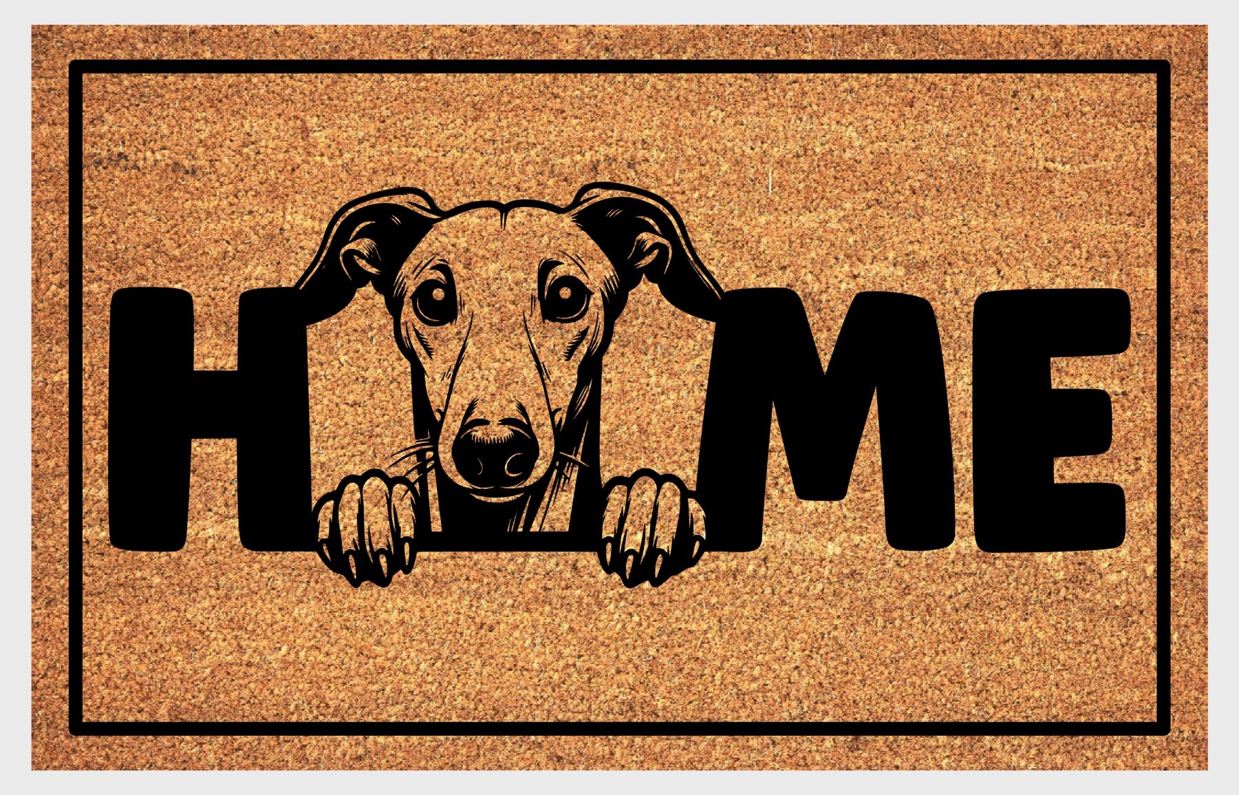 Whippet natural coir doormat