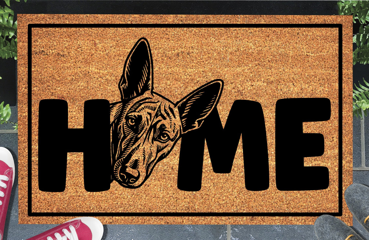 Podenco Doormat #7 | Poddy Welcome Mat